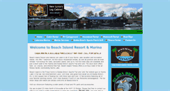 Desktop Screenshot of beachislandmarina.com